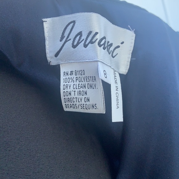 Jovani sz 8 prom party dress blue cocktail wedding party dress - Picture 9 of 16